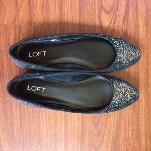 LOFT sparkly flats