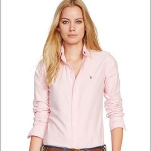 Ralph Lauren Pink Oxford Button Down