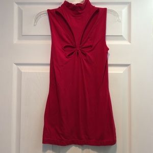 Beautiful back design sleeveless turtleneck