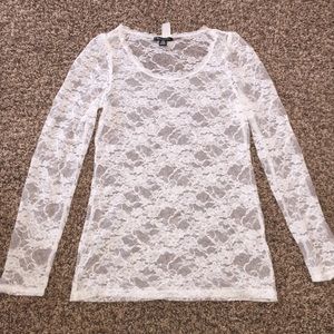 White Lace Top