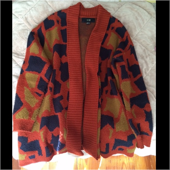 Chunky Geometric Cardigan