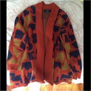 Chunky Geometric Cardigan
