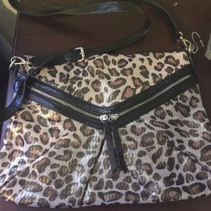 Cheetah cross body purse