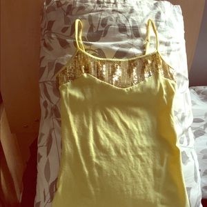 Yellow express tank top