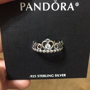 Pandora Princess ring, size 7