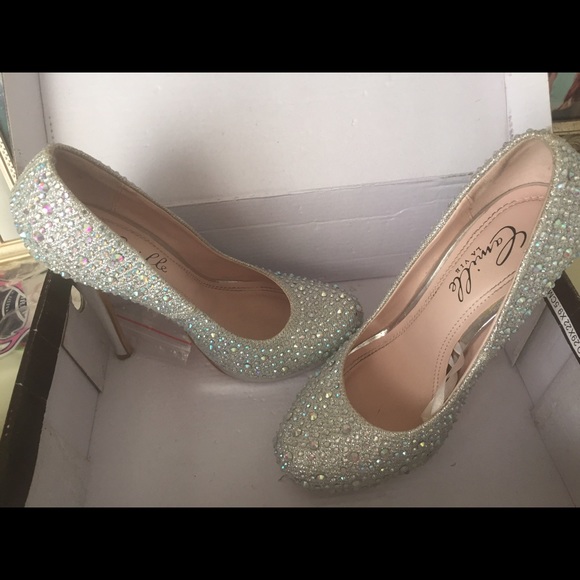 Silver heels
