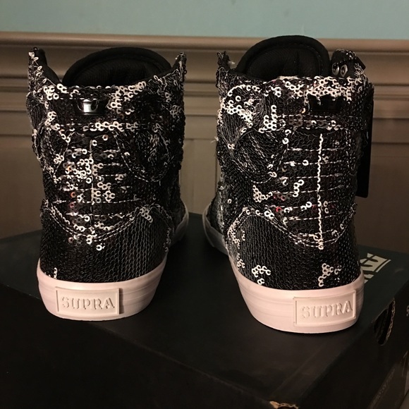 SOLD Flash sale High top sequins supra - Picture 4 of 4