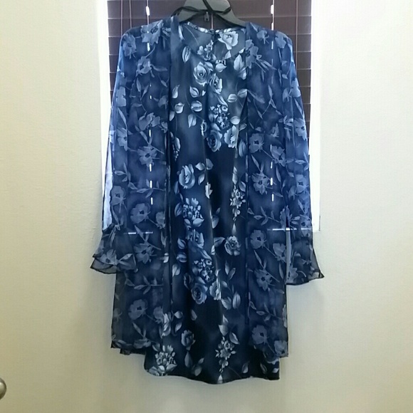 Dress with a cover up