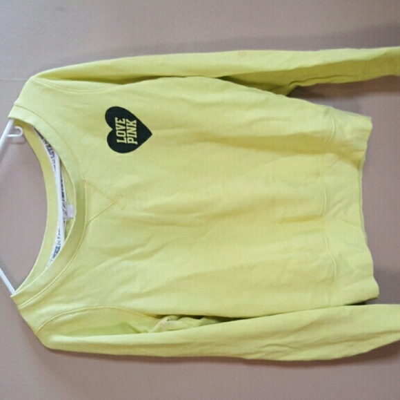 Pink crew neck sweater