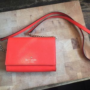 Brand new!! Kate spade orange cross body purse
