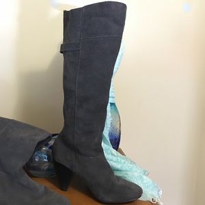 Urban Outfitters Grey Suede Boots 9