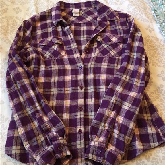 Mossimo Purple lightweight flannel