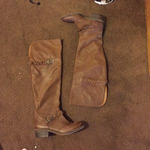 Lucky brand brown tall boots ON HOLD