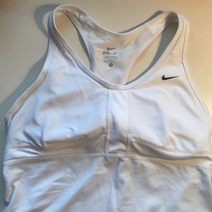 Nike Dri-Fit Tank Top White Sz M