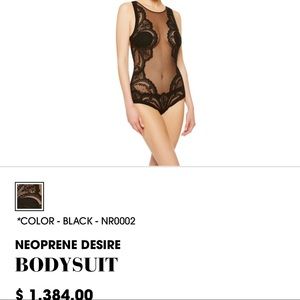 La Perla Black Bodysuit
