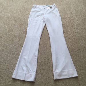 NWT Cache Fully Lined White Pants