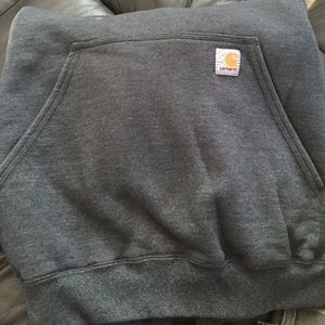 Carhartt dark grey hoodie sweatshirt
