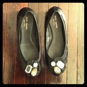 Kate Spade Jeweled Flats