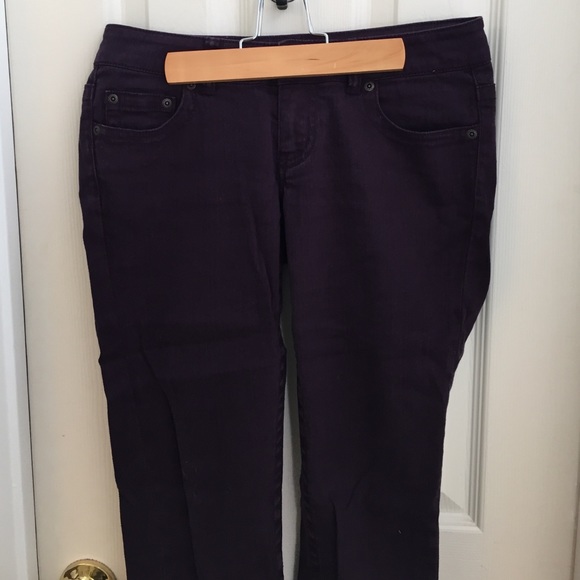 Dark purple low rise skinny jeans - Picture 1 of 2