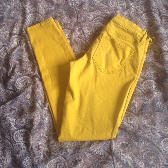 Mustard yellow Skinny Jeans