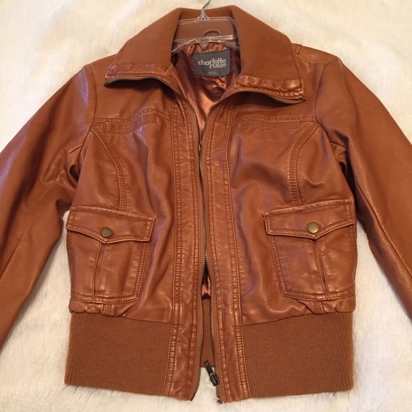 Charlotte Russe Jackets & Coats Charlotte Russe Leather Jacket Poshmark