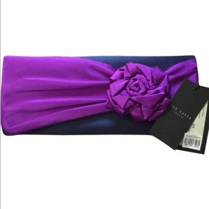 Ted Baker satin clutch with strap