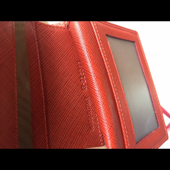 SOLD! 100%AUTH ferragamo orange red wallet - Picture 4 of 4