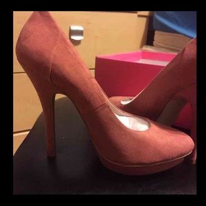 F21 pink heels