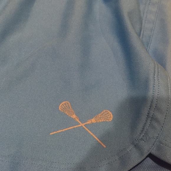 Under Armor Shorts with added lacrosse sticks. New - Picture 2 of 3
