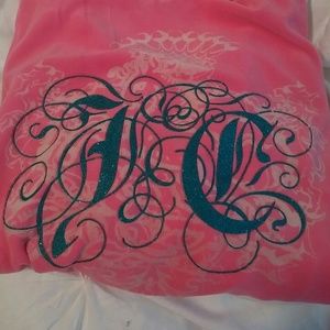 Juicy Couture Valor Track Jacket w/ blue sparkles