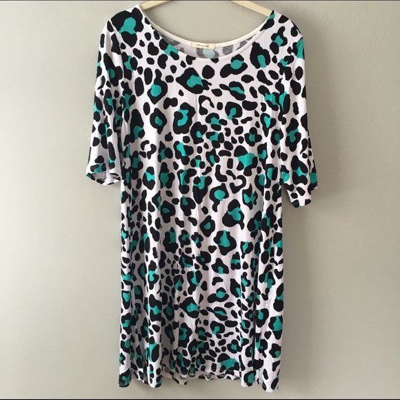 Leopard dress.
