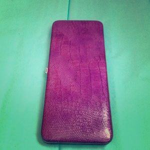 Purple wallet