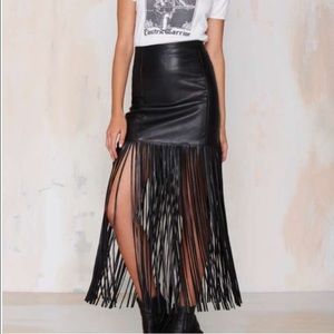 😍HOST PICK😍 Nasty Gal Fringe Skirt