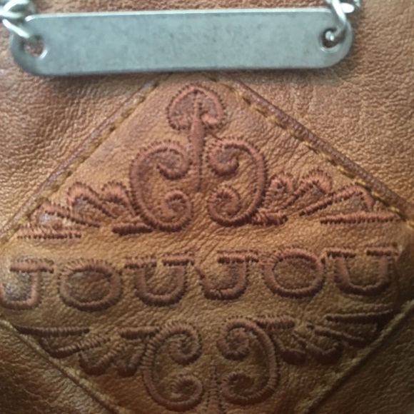 Joy Jou Light Brown Vegan Leather Jacket - Picture 3 of 4