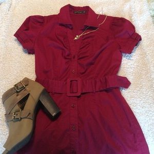 The Limited button down dress