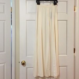 Silk maxi skirt -runs small, will fit a size 8
