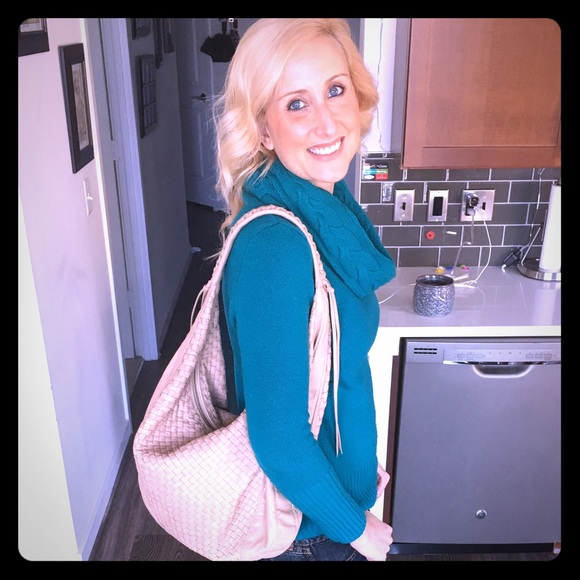 Blush Leather Purse, Great condition!