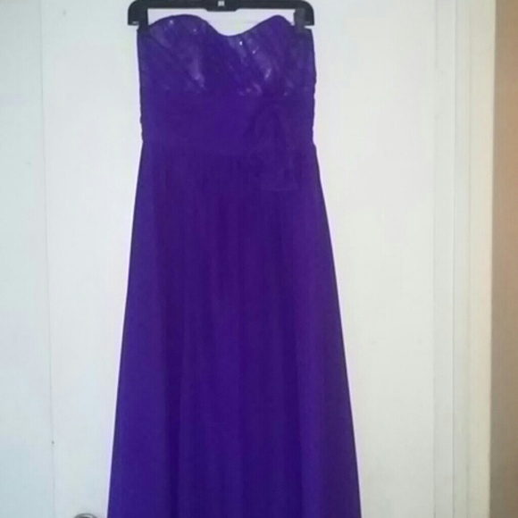 Alfred Angelo strapless bridesmaid dress Viola