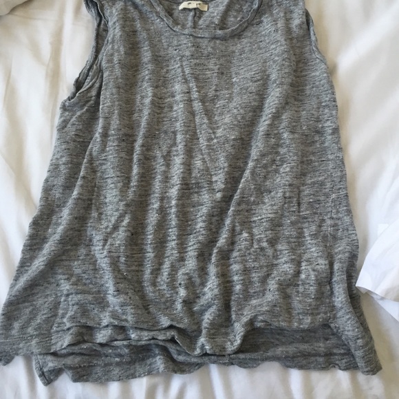 Grey muscle tee