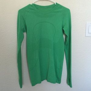 Lululemon green long sleeve