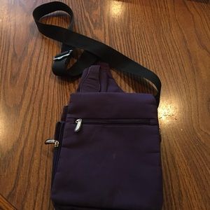Purple cross body