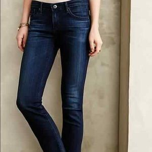 AG Stevie Slim Straight Jeans in Society