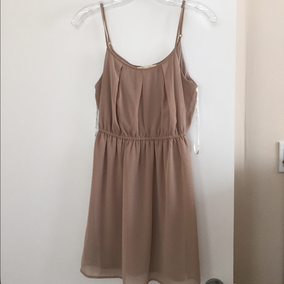 Tan Dress