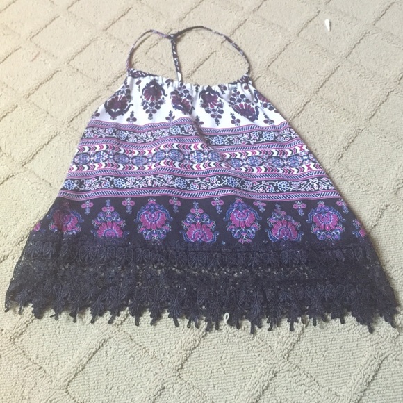 Boho Halter Top