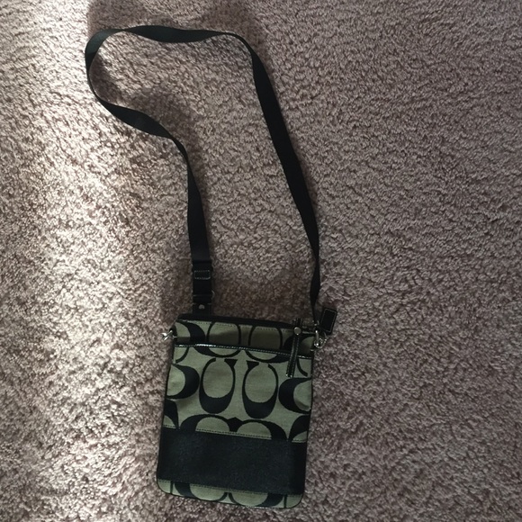 Coach cross body purse