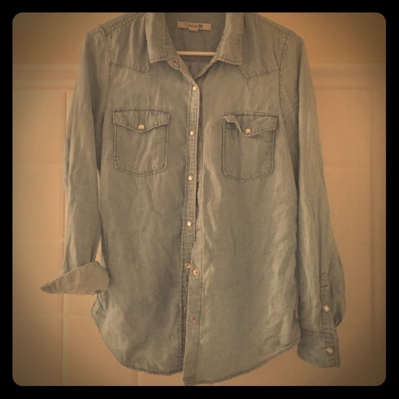 Chambray button up