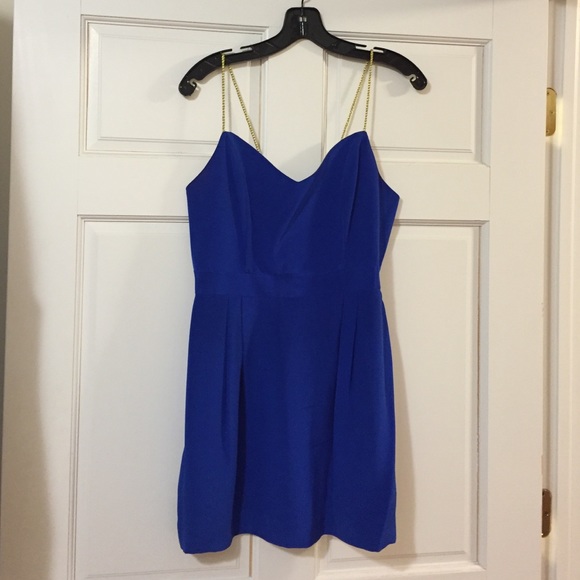 Naven cobalt blue mini dress size L