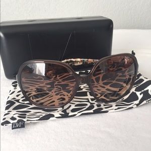 Authentic Diane von Furstenberg Sunglasses.