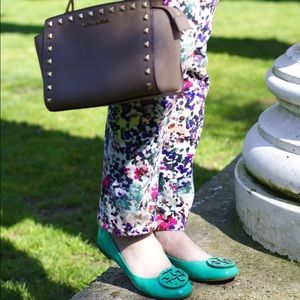 Tory Burch Reva Flats Turquoise