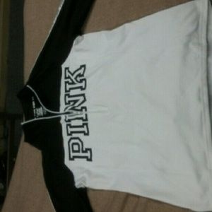 Vs pink half zip jacket/hoodie